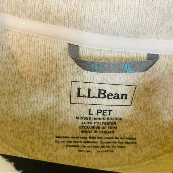 L.L. Bean | Women’s Fleece Pullover- Petites Large - Picture 6 of 6